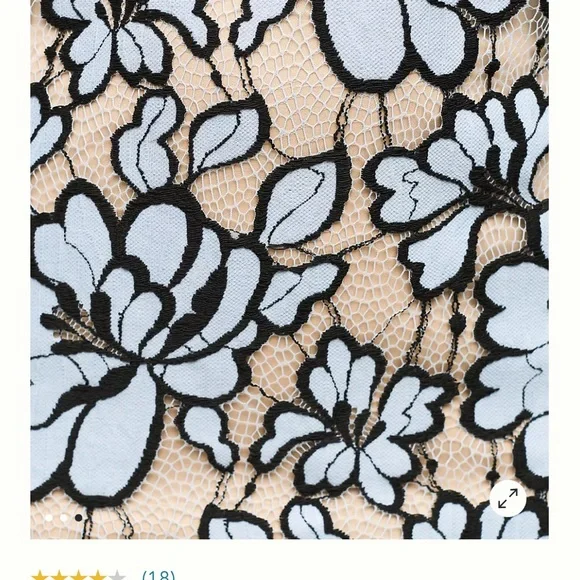 PLENTY BY TRACE REESE X ANTHROPOLOGIE LIN LACE DRESS 6 - Picture 4 of 8